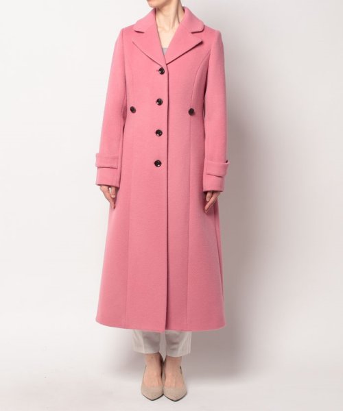 【LOULOU WILLOUGHBY】ダブルビーバーロングコート 