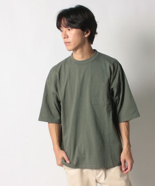 go slow caravan MENS SELECT BRAND(ゴースローキャラバンメンズセレクトブランド)/グッドウェア ポケット付き S/S SUPER BIG TEE/img16