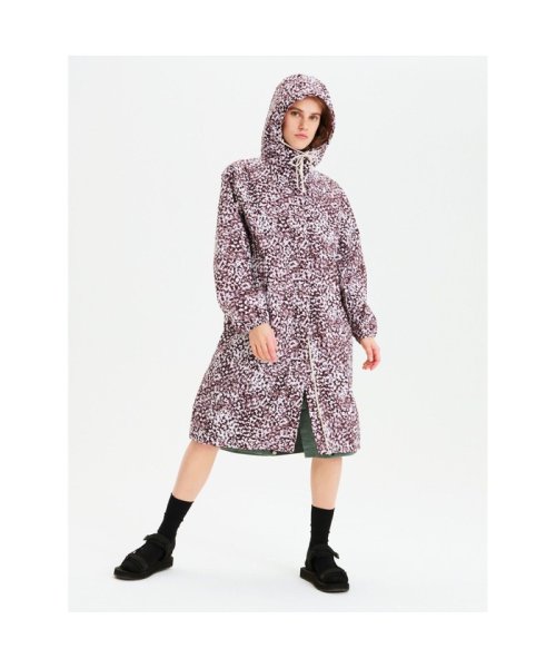 透湿防水ロングフーデッドパッカブルジャケット 