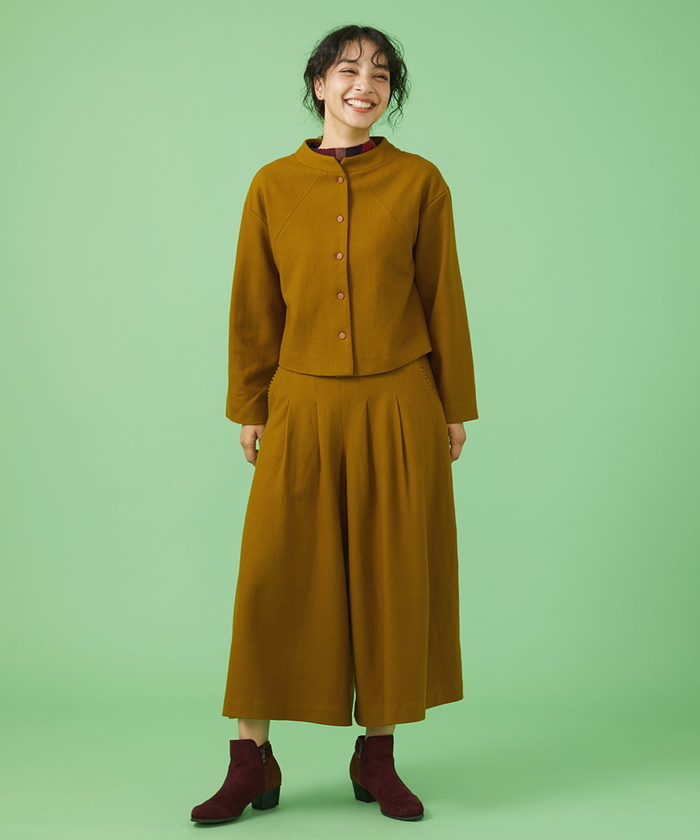   コート 圧縮ウール天竺 ショートジャケット プチバトー/ヨットパーカ 人気