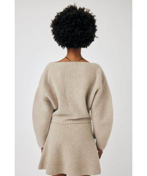 moussy(マウジー)/WOOLBANANA SLEEVE WOOL ニット/img04