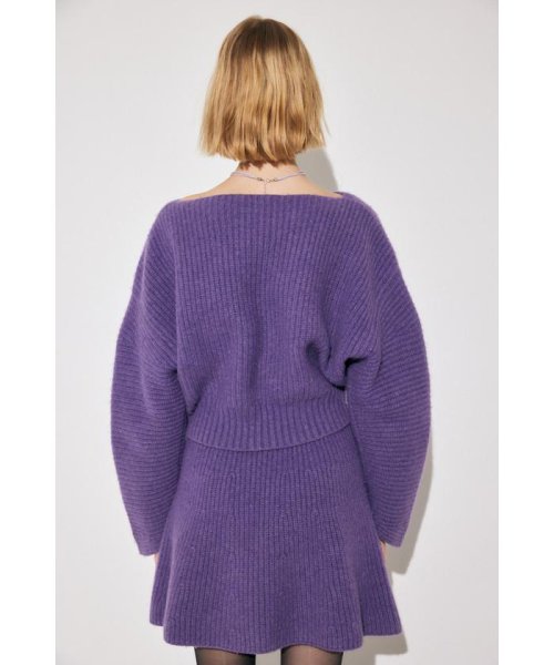 moussy(マウジー)/WOOLBANANA SLEEVE WOOL ニット/img13