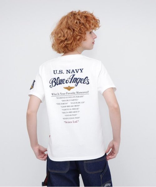 AVIREX(AVIREX)/《直営店限定》EMBROIDERED T－SHIRT "BLUE ANGELS"/刺繍ティーシャツ /img11