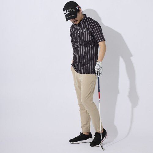 FILAGOLF(フィラゴルフ（メンズ）)/【ゴルフ】ECOカノコ ストライププリント半袖シャツ メンズ/img01