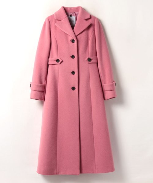 【LOULOU WILLOUGHBY】ダブルビーバーロングコート 