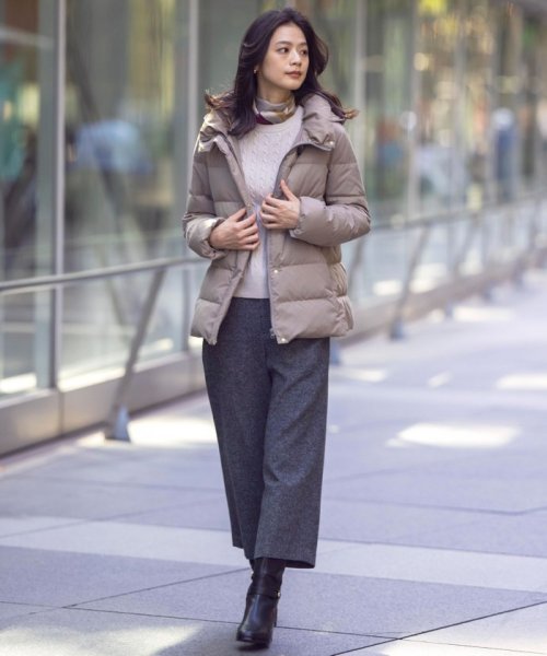 J.PRESS LADIES（LARGE SIZE）(J．プレス　レディス（大きいサイズ）)/【洗える】WOOL BLEND AIR ケーブル ニット/img03