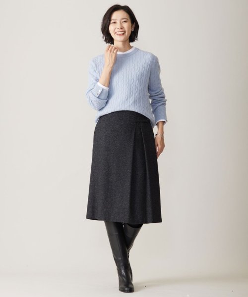 J.PRESS LADIES（LARGE SIZE）(J．プレス　レディス（大きいサイズ）)/【洗える】WOOL BLEND AIR ケーブル ニット/img09