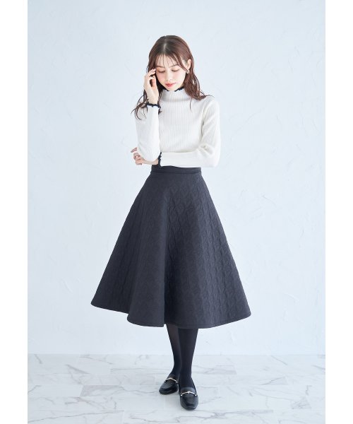 tocco closet(トッコクローゼット)/マシュマロタッチ配色フリルリブニットプルオーバー/img10