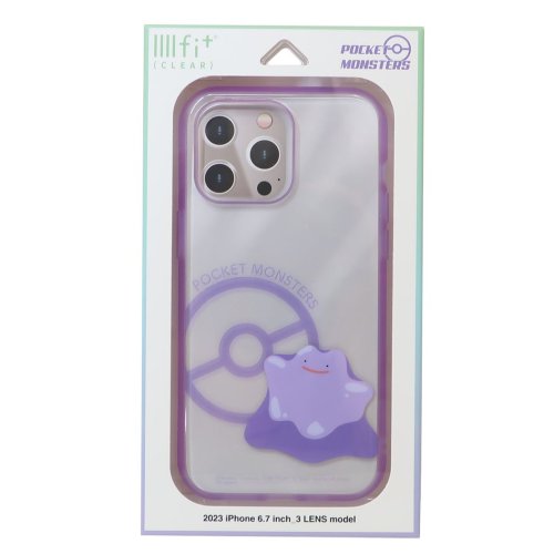 cinemacollection(シネマコレクション)/ポケットモンスター iPhone15 IIIIfit Clear 2023 iPhone 6.1 inch 3 LENS model対応ケース メタモン iPh/img02