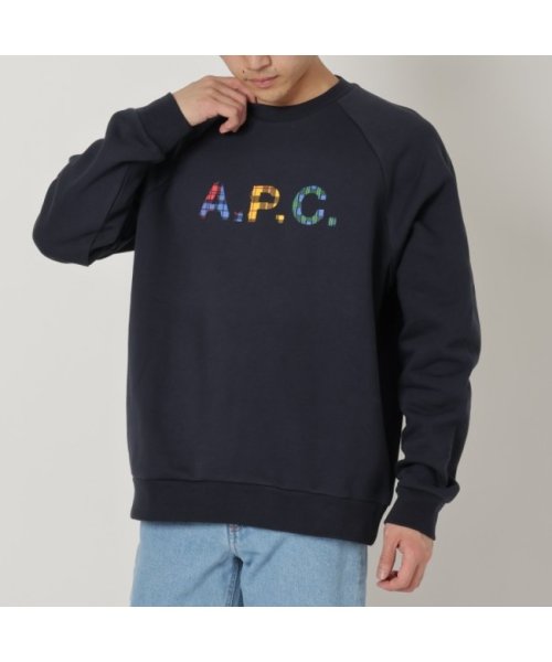 A.P.C.(アーペーセー)/アーペーセー スウェット スウェットシャツ プルオーバー トップス ネイビー メンズ APC H27843 COGVF IAK/img01