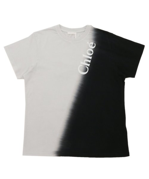 Chloe(クロエ)/クロエ Tシャツ カットソー リサイクル オーガニックコットン ホワイト ブラック レディース CHLOE CHC23AJH01181905 905/img05