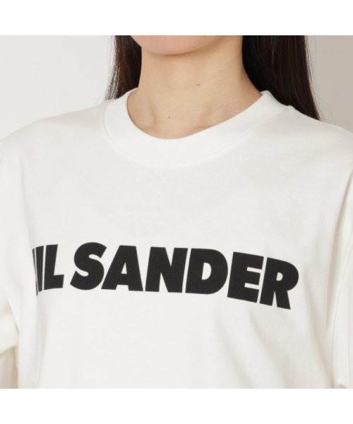 Jil Sander(ジル・サンダー)/ジルサンダー Tシャツ カットソー 半袖カットソー トップス ロゴT ホワイト レディース JIL SANDER J02GC0001 J45047 102/img04