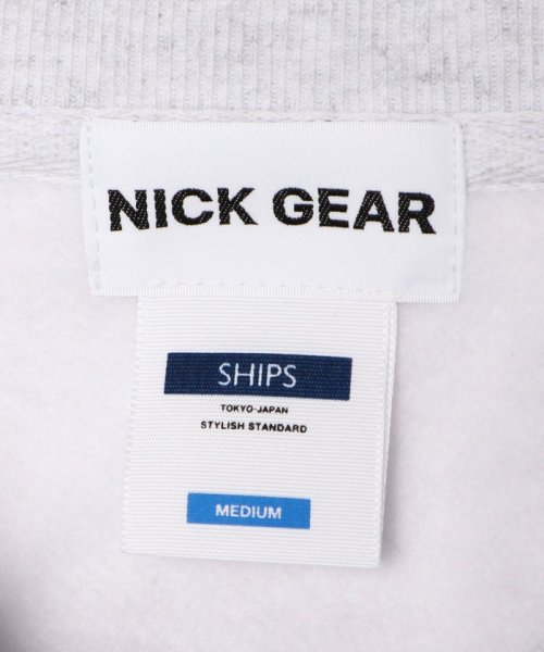 SHIPS MEN(シップス　メン)/*【SHIPS別注】NICK GEAR: フラワー マイクロSHIPSロゴ ヘビーウェイトスウェット/img23