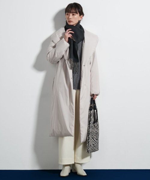 ADSダウン ショールカラーコート 