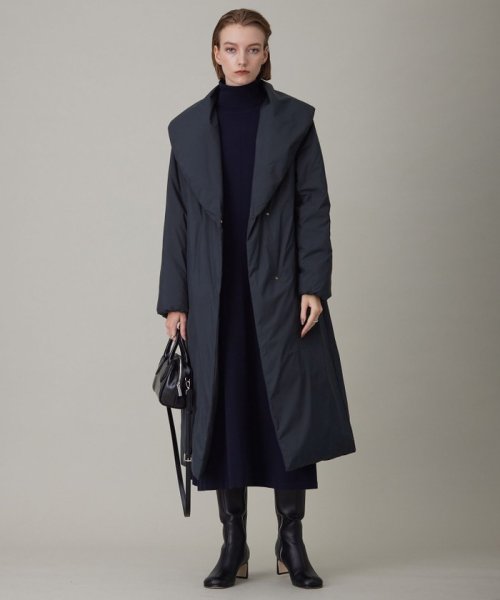 ADSダウン ショールカラーコート 