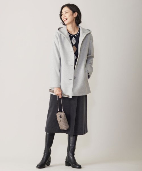 ショートビーバー フーデッド コート 大きいサイズ 小さいサイズ