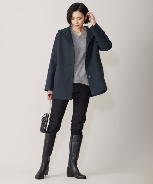 ショートビーバー フーデッド コート 大きいサイズ 小さいサイズ