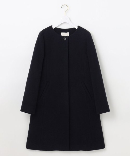 ファインウールモッサ ノーカラーコート  G1257283584(9718円)