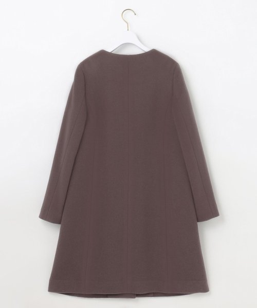 ファインウールモッサ ノーカラーコート  G1257283584(9718円)