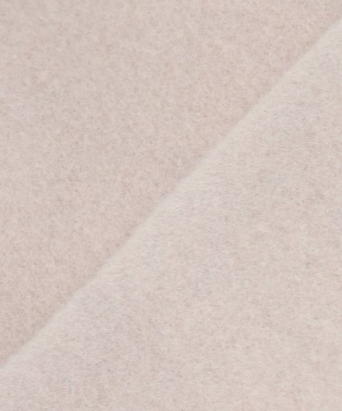 【低身長企画】ファインウールモッサスタンド ショート コート #フェミニン