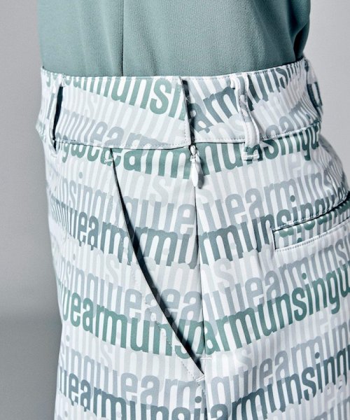 Munsingwear(マンシングウェア)/【ENVOY】HEATNAVIオンブレロゴ総柄プリントスカート(38cm丈)【アウトレット】/img09