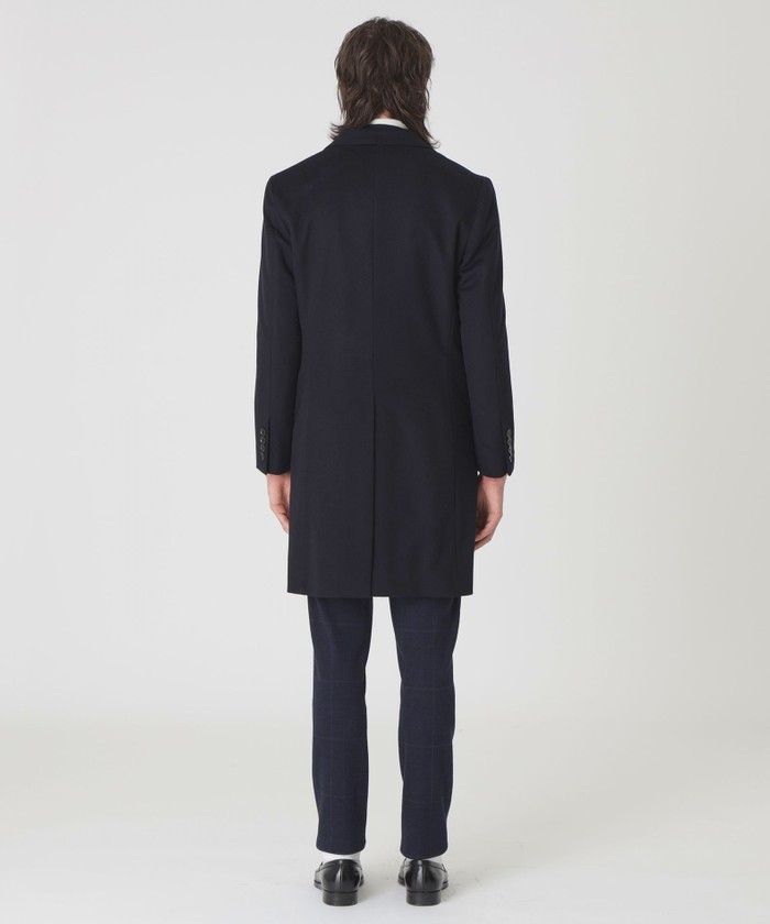 ABYTS BEAVERチェスターコート ブラック シャイニービーバーチェスターコート(505664569)｜HANKYU MEN'S