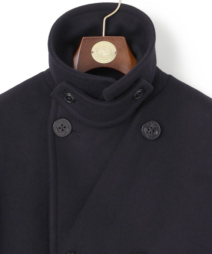 J.PRESS MEN メルトンPコート　極美品 J.PRESS BASIC】メルトンピーコート(505739033)｜HANKYU MEN'S