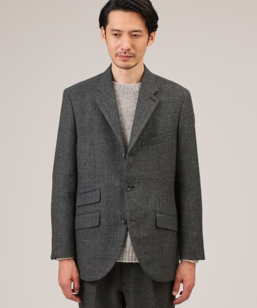 【Made in JAPAN】シェットランドウール 3ボタン ジャケット 