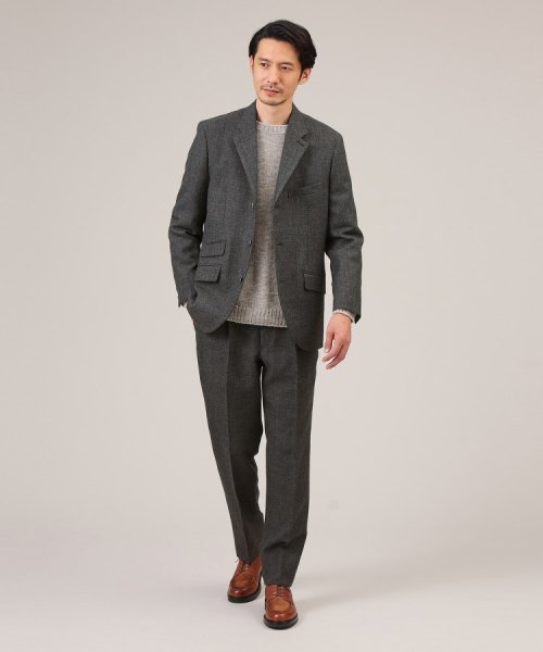 【Made in JAPAN】シェットランドウール 3ボタン ジャケット 