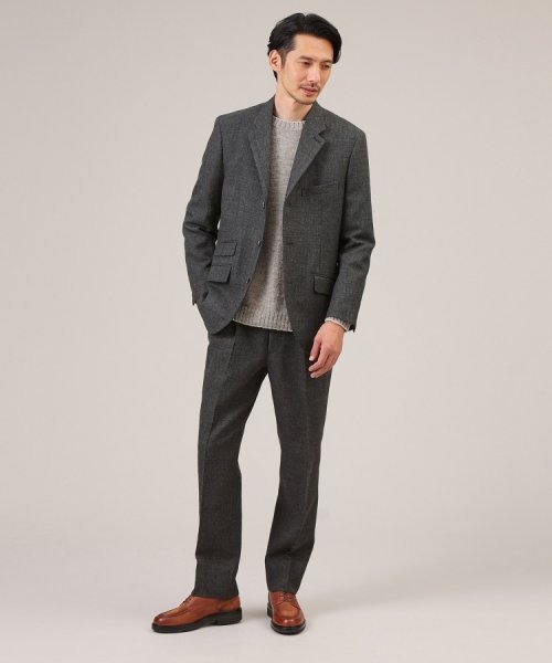 【Made in JAPAN】シェットランドウール 3ボタン ジャケット 