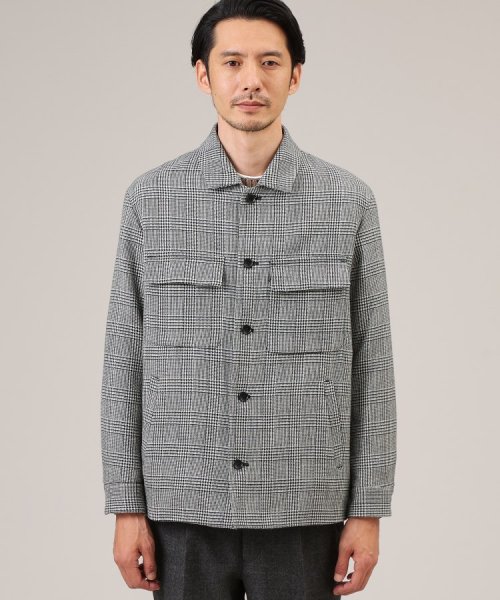 【尾州】シェットランドウール CPO ブルゾン 