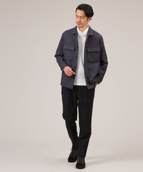 【尾州】シェットランドウール CPO ブルゾン 