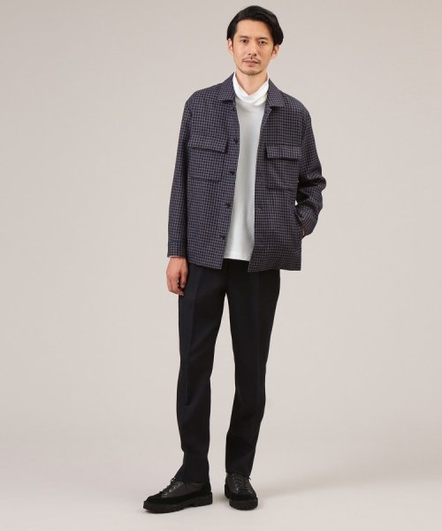 【尾州】シェットランドウール CPO ブルゾン 