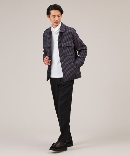 【尾州】シェットランドウール CPO ブルゾン 