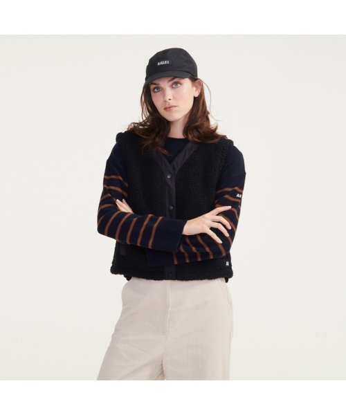 シェルパフリースベスト 