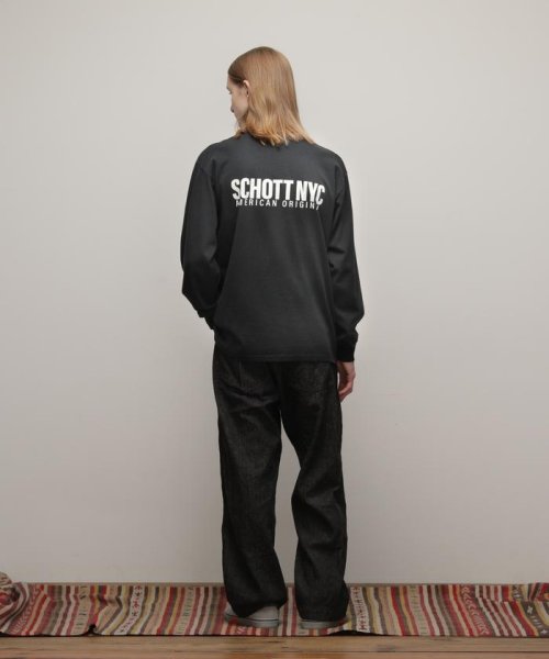Schott(ショット)/直営限定/LS T－SHIRT SCHOTT NYC/ロングTシャツ ショット ニューヨーク/img04