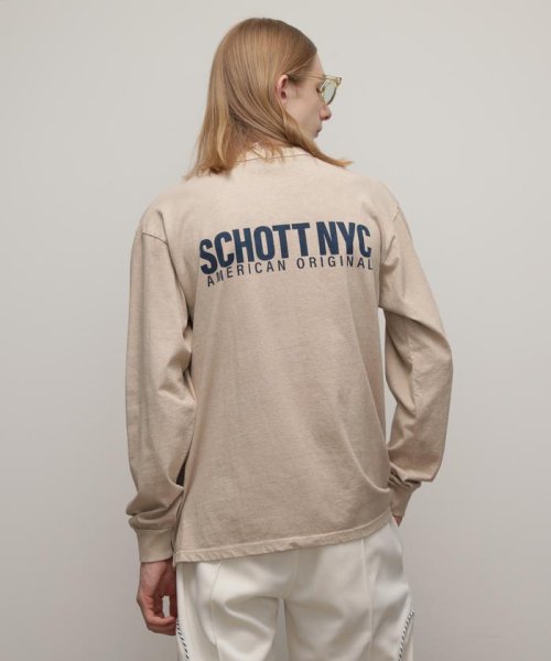 Schott(ショット)/直営限定/LS T－SHIRT SCHOTT NYC/ロングTシャツ ショット ニューヨーク/img11