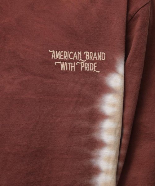 Schott(ショット)/TIE DYE LS T－SHIRT "AMERICAN BRAND WITH PRIDE"/"アメリカン ブランド ウィズ プライド/img03