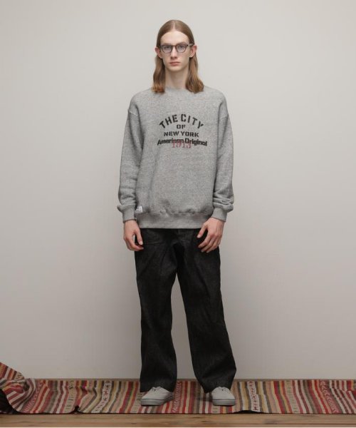 Schott(ショット)/SALT AND PEPPER SWEAT "THE CITY OF NY"/ソルトアンドペッパースウェット"ザ シティオブ ニューヨーク”/img07