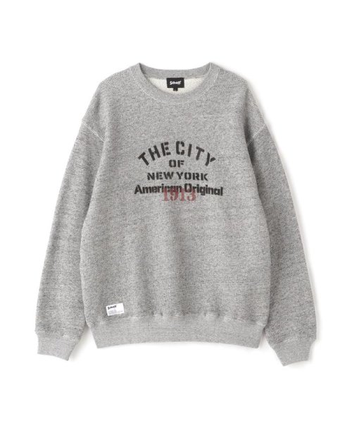 Schott(ショット)/SALT AND PEPPER SWEAT "THE CITY OF NY"/ソルトアンドペッパースウェット"ザ シティオブ ニューヨーク”/img08