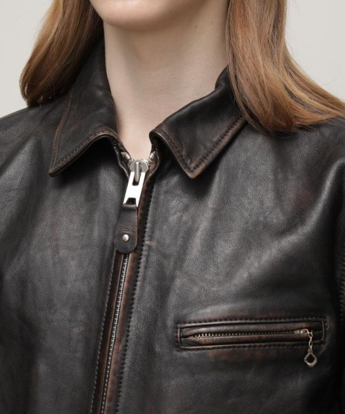 Schott(ショット)/LEATHER SPORTS JACKET/レザースポーツジャケット/img04