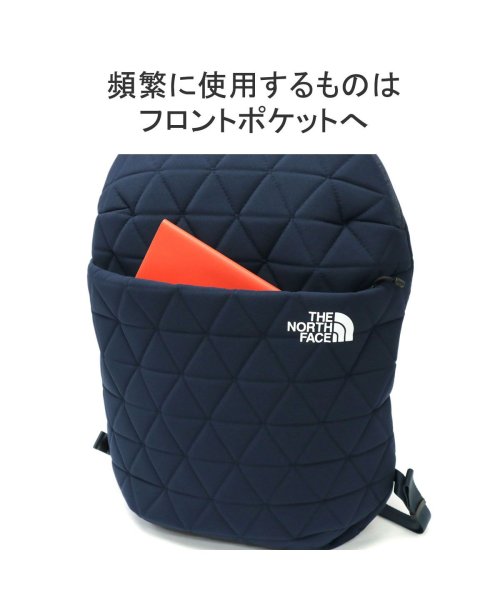 THE NORTH FACE(ザノースフェイス)/日本正規品 ザ・ノース・フェイス リュック リュックサック 通学 シンプル 黒 軽量 THE NORTH FACE  A4 14L NM32350/img08