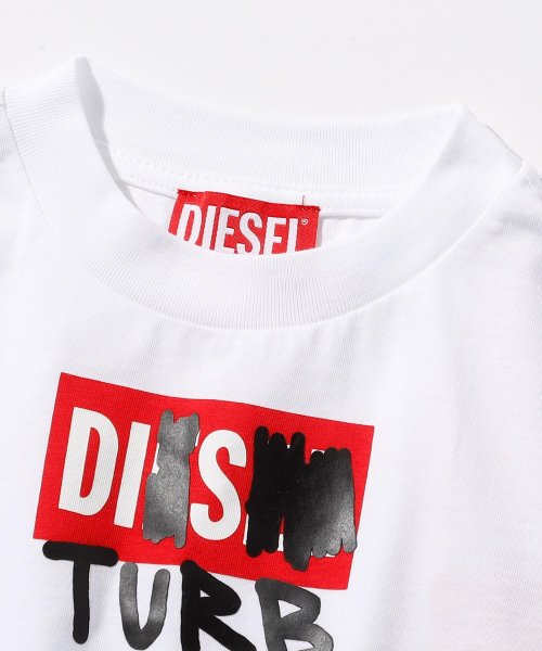 DIESEL(DIESEL)/DIESEL(ディーゼル)Kids & Junior ブランドロゴ半袖Tシャツカットソー/img02