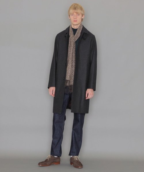 カシミヤアンドリュー柄マフラー 