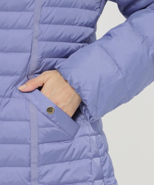 ＊STORY掲載＊【L】【ウォッシャブル】シャンブレーグリーンダウンジャケット ウォッシャブル