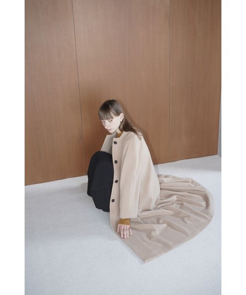 CLANE(クラネ)/NO COLLAR FLARE COAT/img20