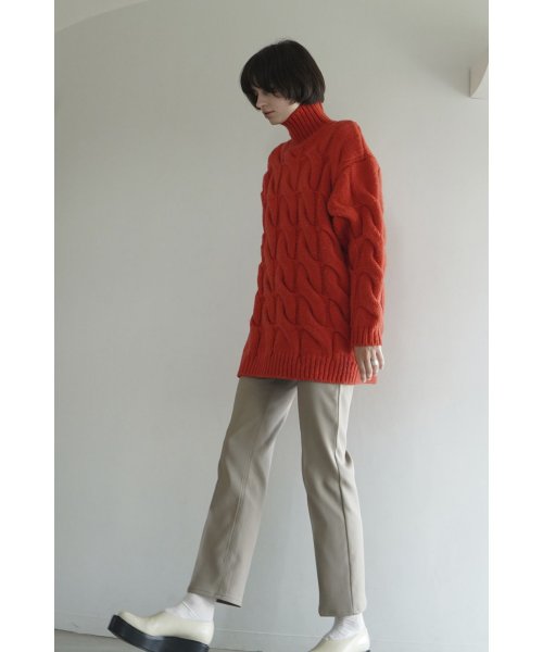 CLANE(クラネ)/BIG CABLE OVER KNIT TOPS/img20
