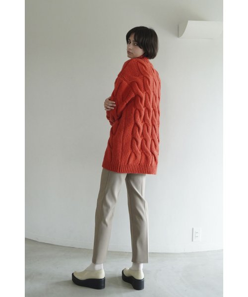 CLANE(クラネ)/BIG CABLE OVER KNIT TOPS/img21