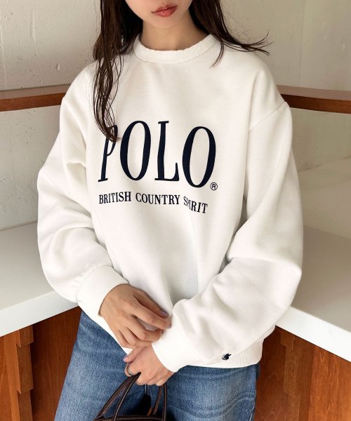 POLO BCS(ポロ　ビーシーエス)/◎SETUP7別注商品◎【POLO BCS】トップス スウェット ロゴ トレーナー 長袖 ラウンドネック プルオーバー オーバーサイズ ユニセックス/img11