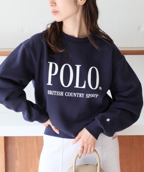 POLO BCS(ポロ　ビーシーエス)/◎SETUP7別注商品◎【POLO BCS】トップス スウェット ロゴ トレーナー 長袖 ラウンドネック プルオーバー オーバーサイズ ユニセックス/img18